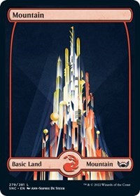Magic: The Gathering Single - Streets of New Capenna - Mountain (279) LAND/279 Lightly Played