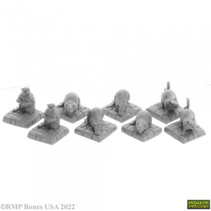 Bones USA Dungeon Dwellers - DIRE RATS (8) (77016) 07036