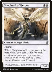 Magic: The Gathering Single - Zendikar Rising - Shepherd of Heroes Common/038 Lightly Played