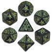 Call of Cthulhu: Dice Set Black/Green (7)