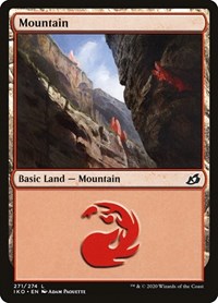 Magic: The Gathering - Ikoria: Lair of Behemoths - Mountain FOIL Legendary/271 Lightly Played