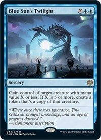 Magic: The Gathering Single - Phyrexia: All Will Be One - Blue Sun's Twilight - FOIL Rare/043 Lightly Played