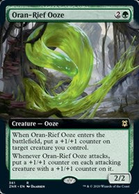Magic: The Gathering Single - Zendikar Rising - Oran-Rief Ooze (Extended Art) Rare/361 Lightly Played