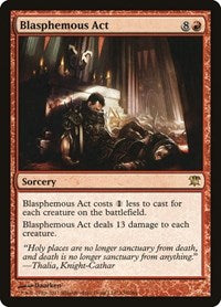Magic: The Gathering Single - Innistrad - Blasphemous Act (Foil) - Rare/130 Lightly Played