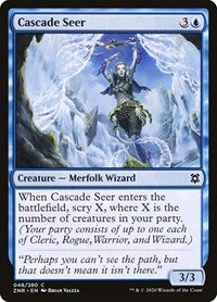 Magic: The Gathering Single - Zendikar Rising - Cascade Seer Common/048 Lightly Played