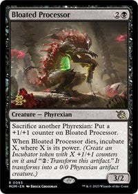 Magic: The Gathering Single - March of The Machine - Bloated Processor - PRE-RELEASE Rare/0093 - Lightly Played