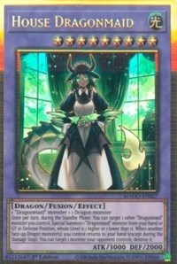 Yu-Gi-Oh! YuGiOh Single - Maximum Gold - House Dragonmaid - Premium Gold Rare/MAGO-EN027 Lightly Played