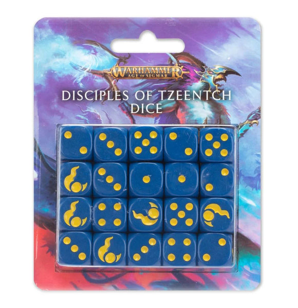 Warhammer Age of Sigmar - Disciples of Tzeentch Dice Set