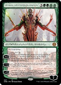 Magic: The Gathering Single - Phyrexia: All Will Be One - Nissa, Ascended Animist (Phyrexian) - Mythic/327 Lightly Played