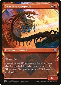 Magic: The Gathering Single - Zendikar Rising - Skyclave Geopede (Showcase) Uncommon/301 Lightly Played