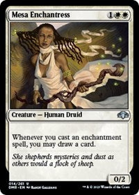 Magic: The Gathering Single - Dominaria Remastered - Mesa Enchantress (Foil) - Uncommon/014 Lightly Played