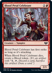 Magic: The Gathering - Innistrad: Crimson Vow - Blood Petal Celebrant Common/146 Lightly Played