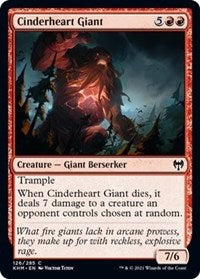 Magic: The Gathering - Kaldheim - Cinderheart Giant - Common/126 Lightly Played