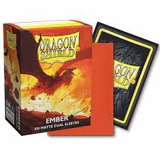 Dragon Shields: (100) Matte Dual - Ember