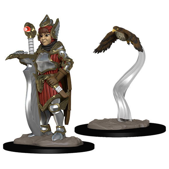 Wizkids Minis: Wardlings- Girl Fighter & Hunting Falcon