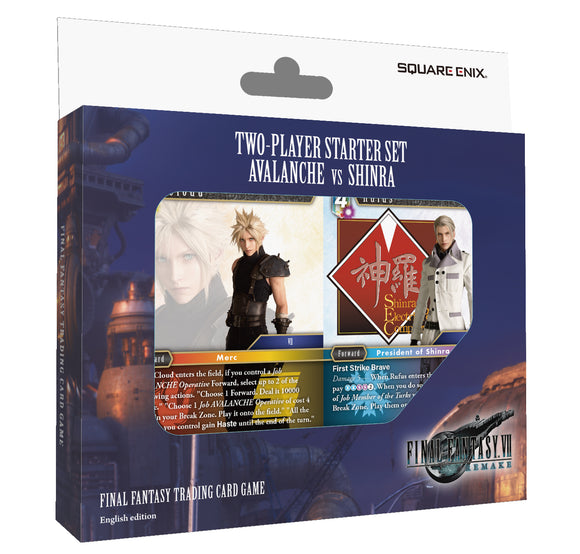 Final Fantasy TCG: Two Player Starter Set- Avalanche Vs Shinra