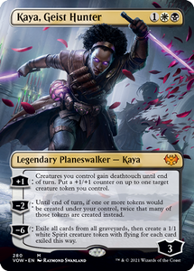 Magic: The Gathering - Innistrad: Crimson Vow - Kaya, Geist Hunter (Borderless) Mythic/280 Lightly Played