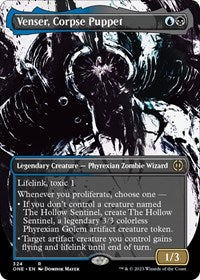 Magic: The Gathering Single - Phyrexia: All Will Be One - Venser, Corpse Puppet (Showcase) - FOIL Rare/324 Lightly Played