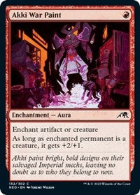 Magic: The Gathering Single - Kamigawa: Neon Dynasty - Akki war Paint FOIL Common/132 Lightly Played