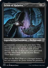 Magic: The Gathering Single - Commander Legends: Battle for Baldur's Gate - Scion of Halaster (Foil Etched) - Common/498 Lightly Played