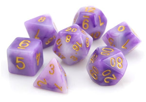 RPG Set - Amethyst w/ Gold