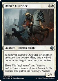 Magic: The Gathering Single - Innistrad: Midnight Hunt - Odric's Outrider - Uncommon/029 Lightly Played