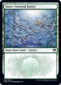 Magic: The Gathering Single - Kaldheim - Snow-Covered Forest (285) - Land/285 Lightly Played