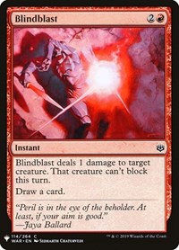 Magic: The Gathering Single - The List - Blindblast - Common/114 Lightly Played