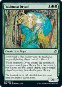 Magic: The Gathering - Time Spiral: Remastered - Yavimaya Dryad Foil Uncommon/247 Lightly Played