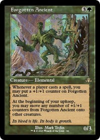 Magic: The Gathering Single - Dominaria Remastered - Forgotten Ancient (Retro Frame) - FOIL Rare/341 Lightly Played