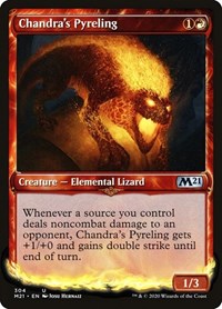 Magic: The Gathering - Core Set 2021 - Chandra's Pyreling (Showcase) Uncommon/304 Lightly Played