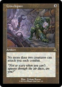 Magic: The Gathering Single - Dominaria Remastered - Crawlspace (Retro Frame) - Rare/375 Lightly Played