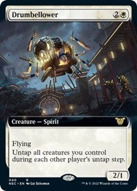 Magic: The Gathering Single - Commander: Kamigawa: Neon Dynasty - Drumbellower (Extended Art) Rare/040 Lightly Played