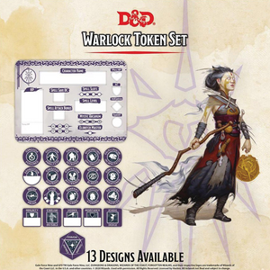 Dungeons and Dragons RPG: Warlock Token Set