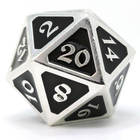 Dire D20 - Mythica Platinum Onyx