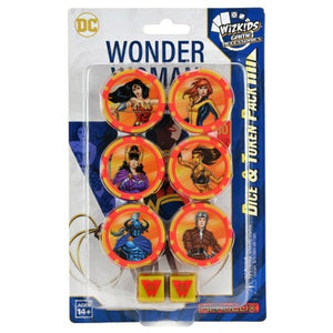 DC Wonder Woman 80Th Anniversary Dice and Token