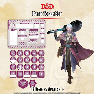 Dungeons and Dragons RPG: Bard Token Set