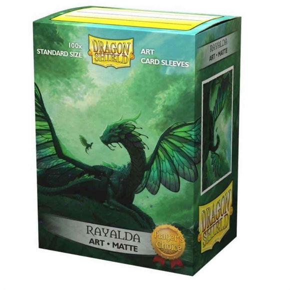 Dragon Shields: (100) Matte Art - ‘Rayalda’ Standard Sleeves