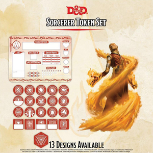 Dungeons and Dragons RPG: Sorcerer Token Set