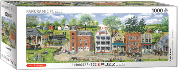 EuroGraphics Train station 1000-Piece Puzzle